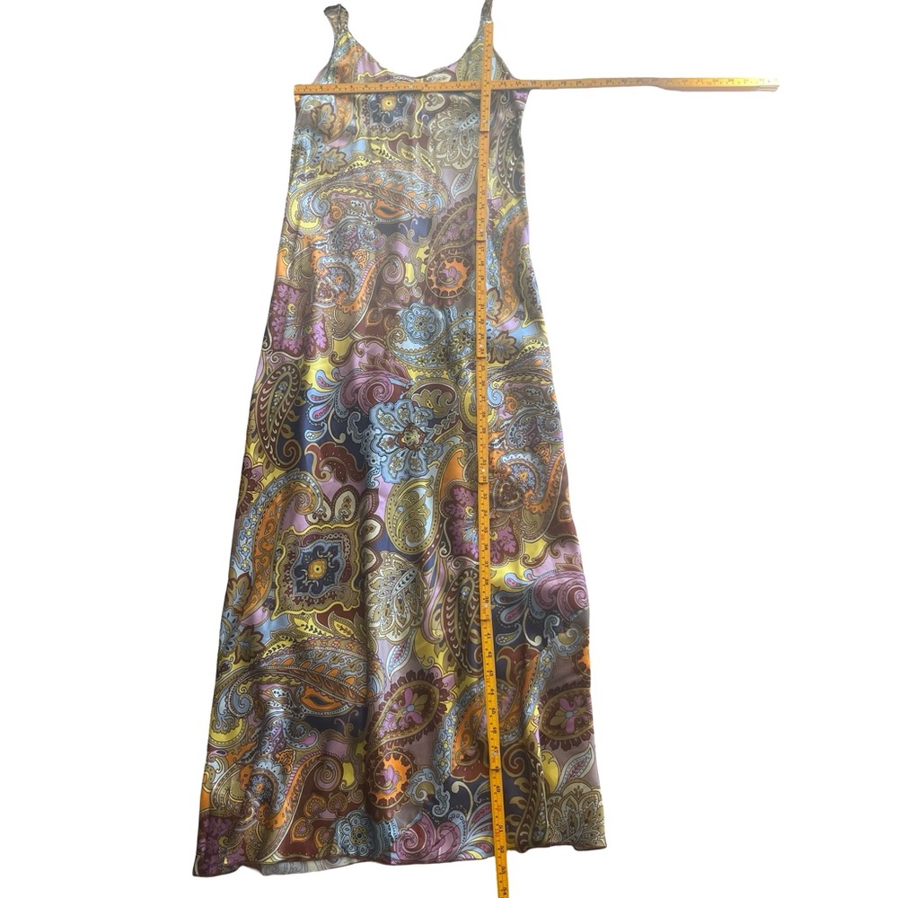 Johnny Was Sandalwood Silk Maxi Dress - Picture 5 of 8